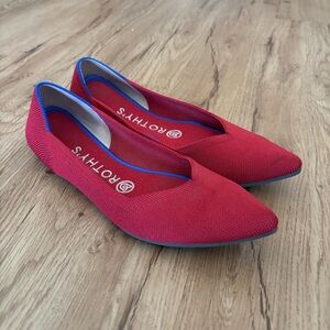 Rothy’s the Point Flats Size 7 in Red